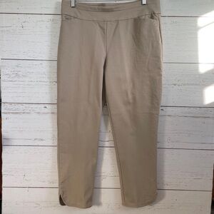 Croft & Barrow “Effortless Stretch Ankle Pants”, Khaki/Tan, size 14